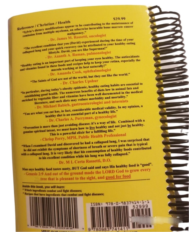 Ingredient Recipe Book: Fight Disease With Ease Book - 3 Ring - 614 Pages gallery