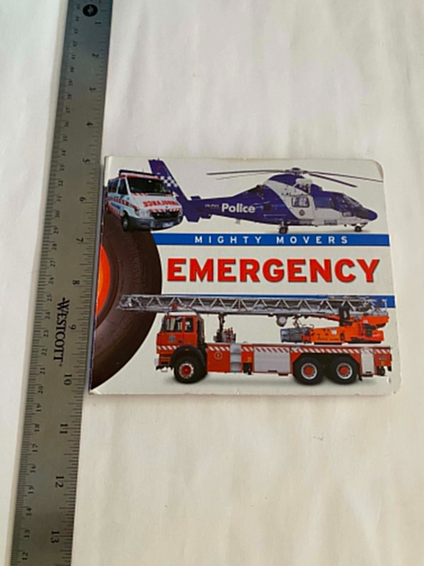 Mighty Movers: Emergency - Board book By Vision St. Vehicles Read Children GOOD gallery