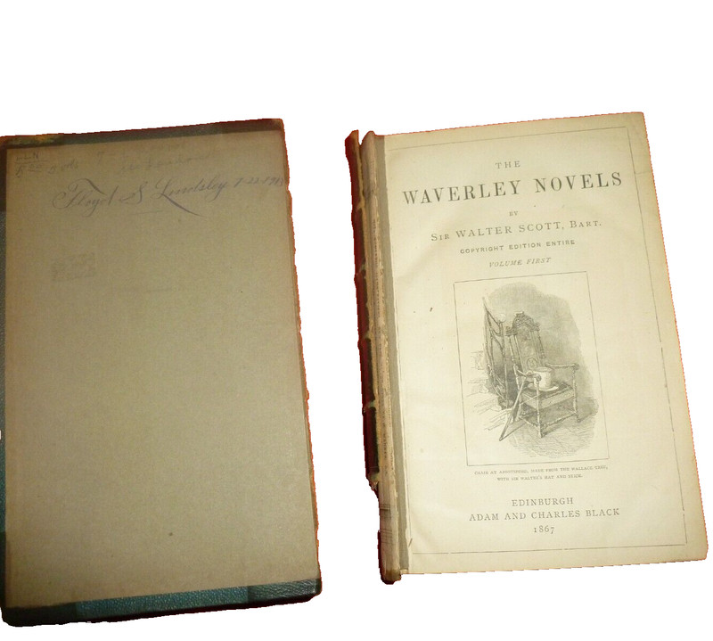 The Waverly Novels 1867 Walter Scott Edinburgh HC