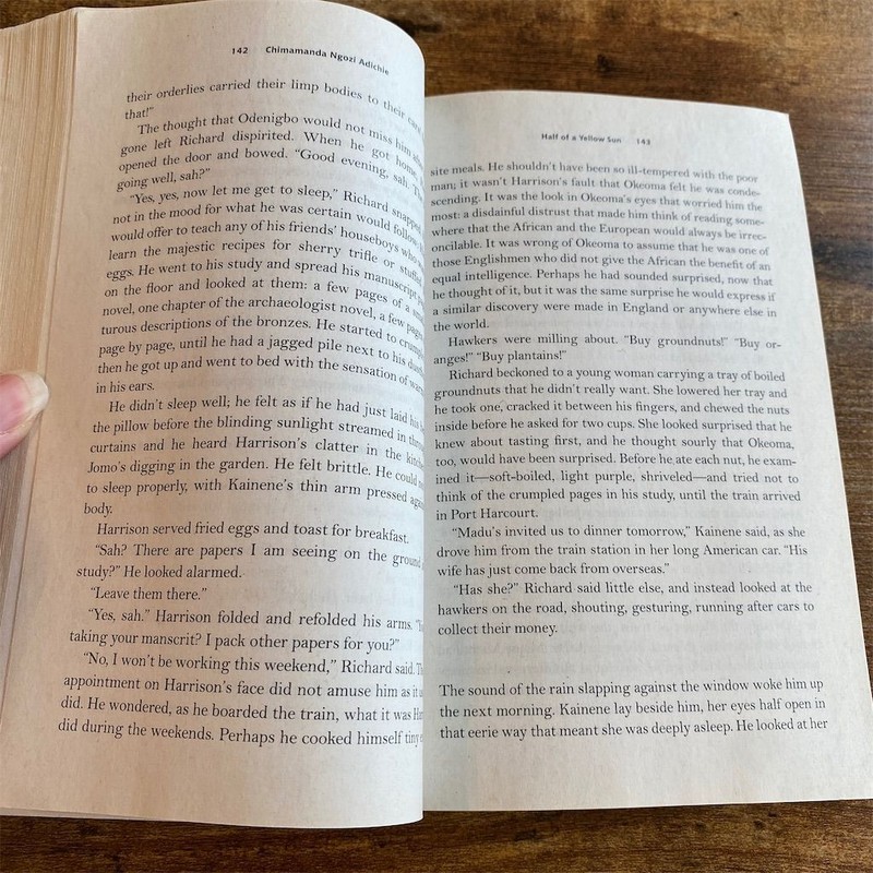 Half of a Yellow Sun Chimamanda Ngozi Adichie Paperback Historical Fiction Novel gallery