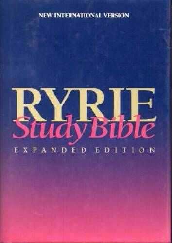 Ryrie Study Bible NIV Hardback- Red Letter (Ryrie Study Bibles) – GOOD