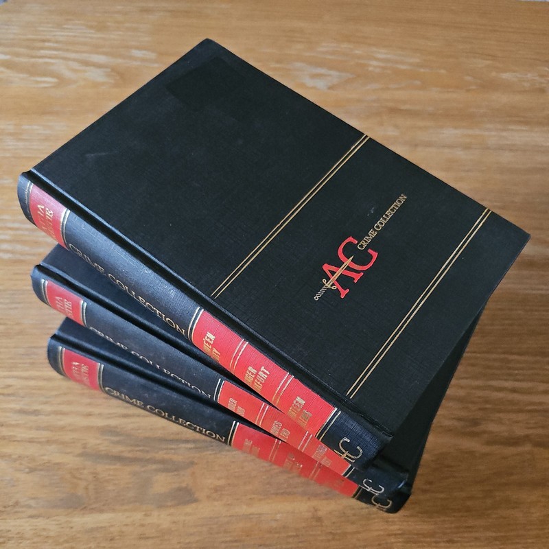 3 AGATHA CHRISTIE CRIME COLLECTION 3 in 1 Hamlyn 1970/71 9 Stories in 3 vol B11