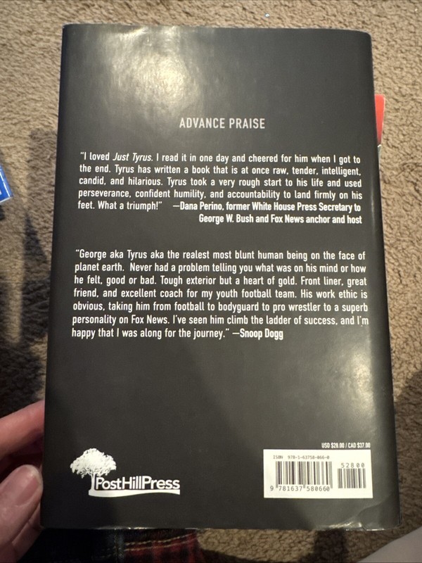 Just Tyrus : a Memoir by Tyrus - hardcover book - 2022 gallery