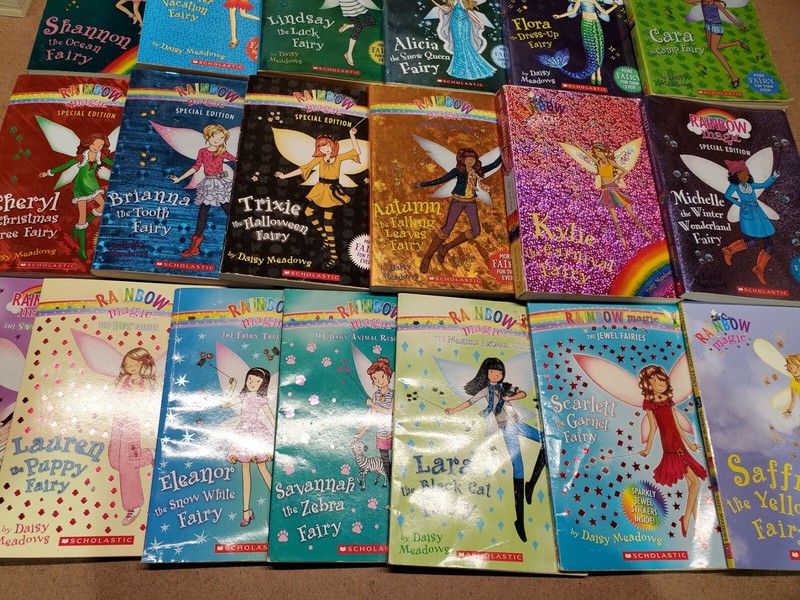 Lot of 10 Rainbow Magic Fairies Children's Kids Chapters Books RANDOM MIX gallery