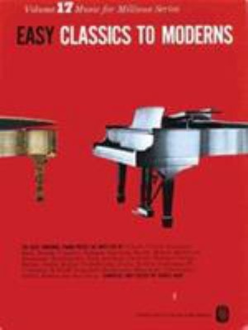 Easy Classics to Moderns : Music for Millions Series Paperback