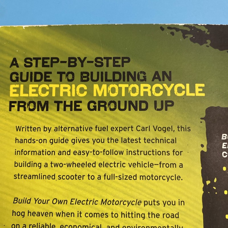Build Your Own Electric Motorcycle by Vogel, Carl Greem Grru Guide McGraw Hill gallery