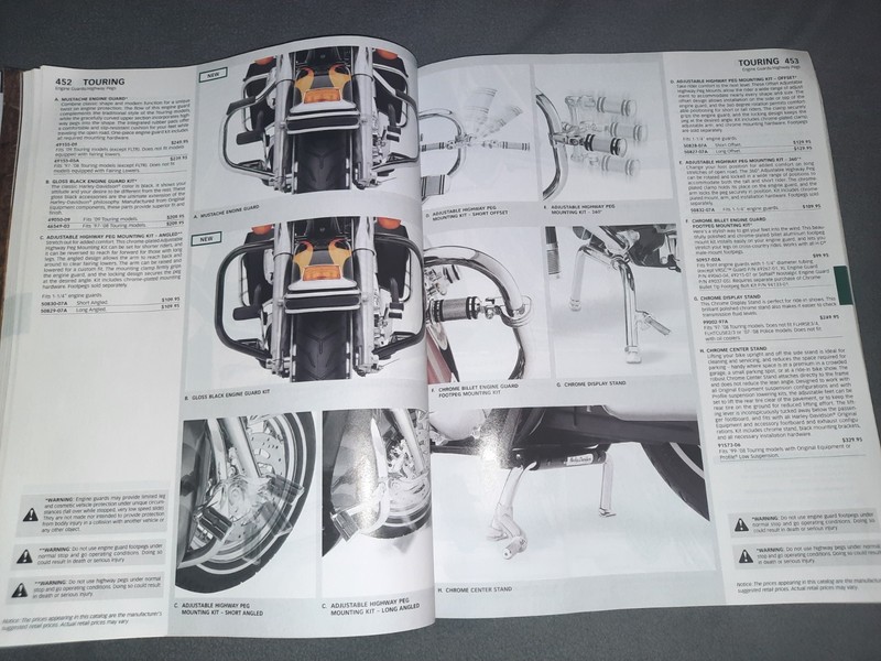 2009 HARLEY-DAVIDSON GENUINE MOTOR ACCESSORIES & MOTOR PARTS Catalog 822 Pages! gallery