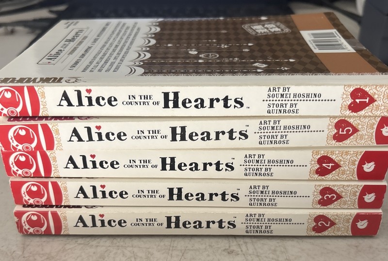 Tokyopop Manga Alice in the Country of Hearts Volume 1-5 English Read