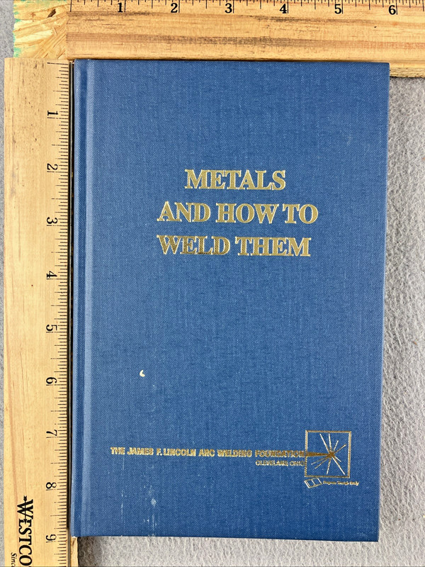 Metals and How to Weld Them T.B. Jefferson 1990 2nd Edition Welding Hardcover gallery