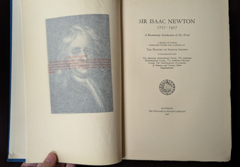 Sir Isaac Newton 1727-1927: A Bicentenary Evaluation of His Work 1928 gallery