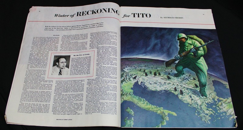 COLLIER'S MAGAZINE 10 DECEMBER 1949 VINTAGE NEWS EVENTS GENERAL INTEREST gallery