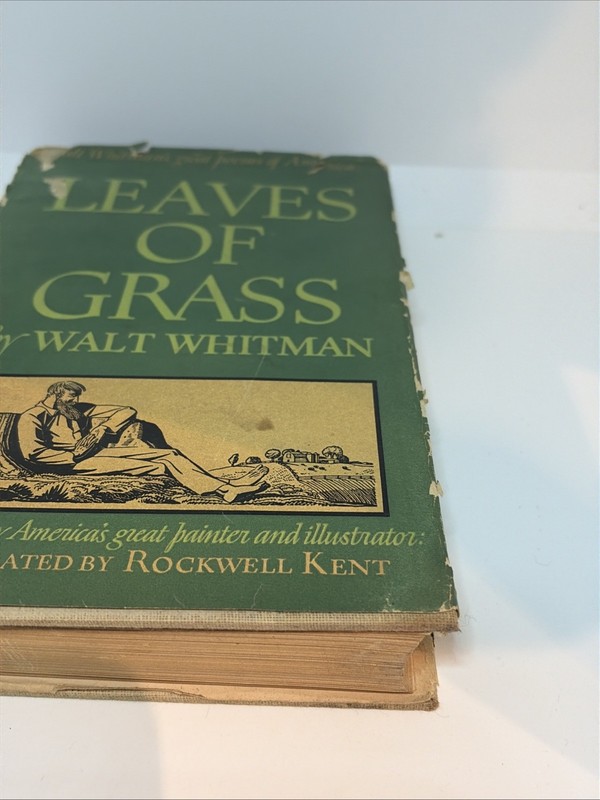 ROCKWELL KENT illustrated ~ Leaves of Grass, Walt Whitman Heritage Press Vintage gallery