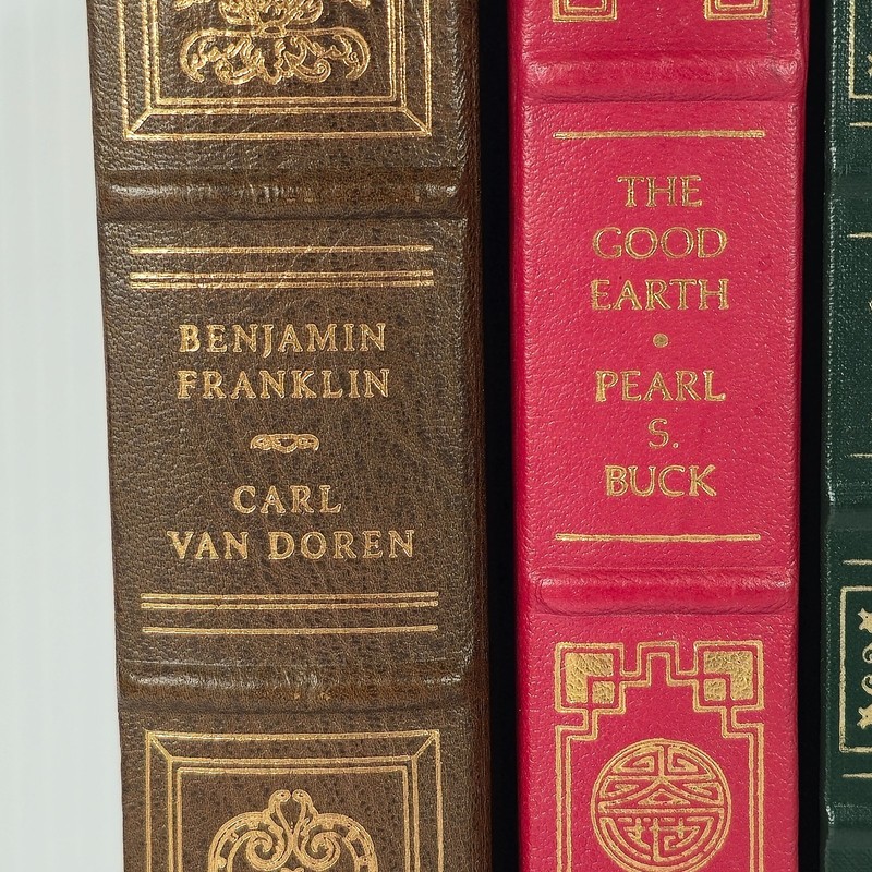 Franklin Library Lot of 9 Leather Bound Books by Various Authors - HC Classics gallery