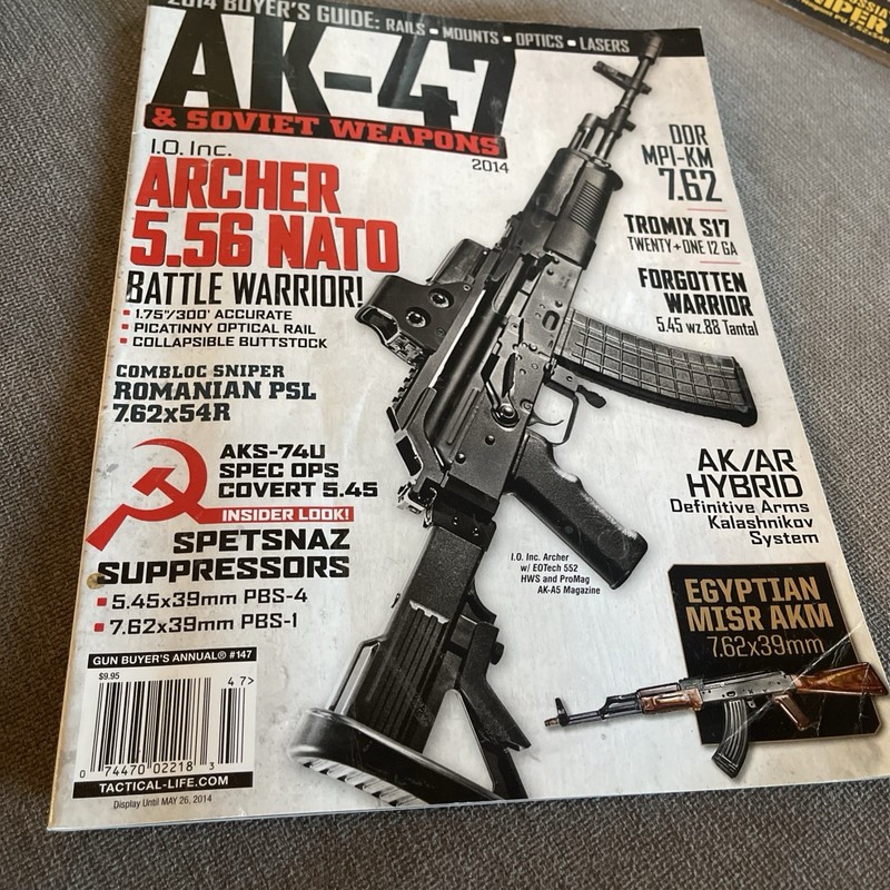 Gun Buyer’s Annual AK47 Soviet Weapons Archer Kalashnikov AR Military Black Guns