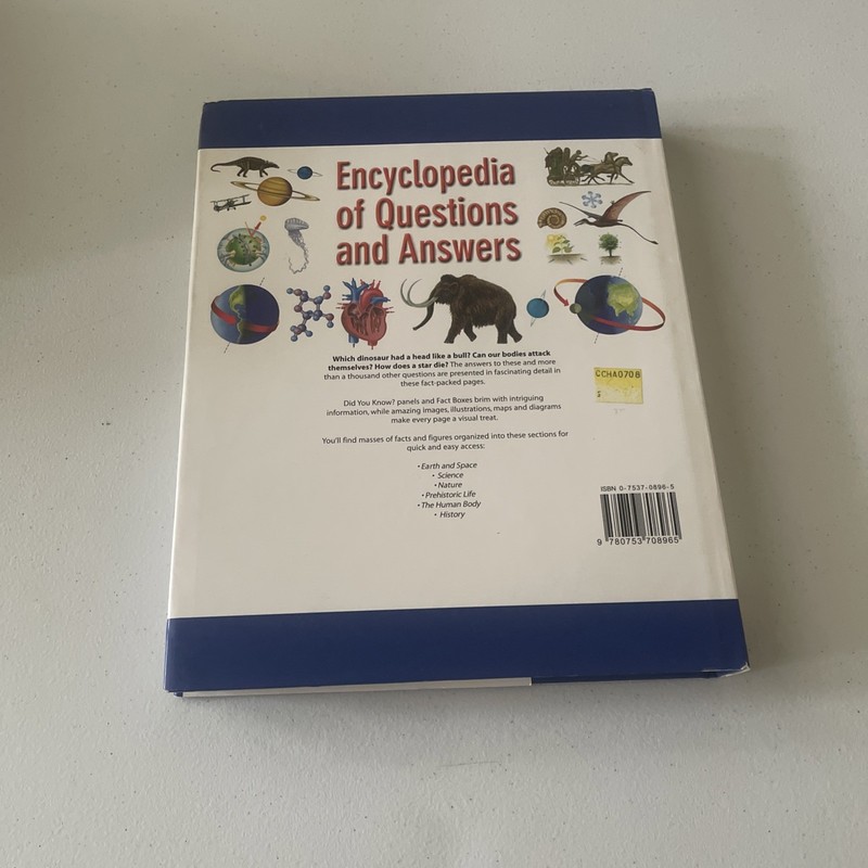 Encyclopedia of Questions and Answers by Bounty Hardback Book gallery