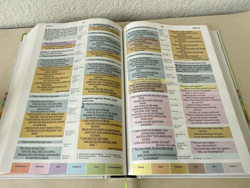 NIV Rainbow Study Bible, Jacketed Hardcover by Holman Bible Publishers 2015 gallery