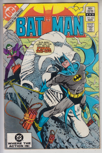 BATMAN # 353 VF+ 8.5 HE-MAN & THE MASTERS OF THE UNIVERSE PULL-OUT CENTS 1982