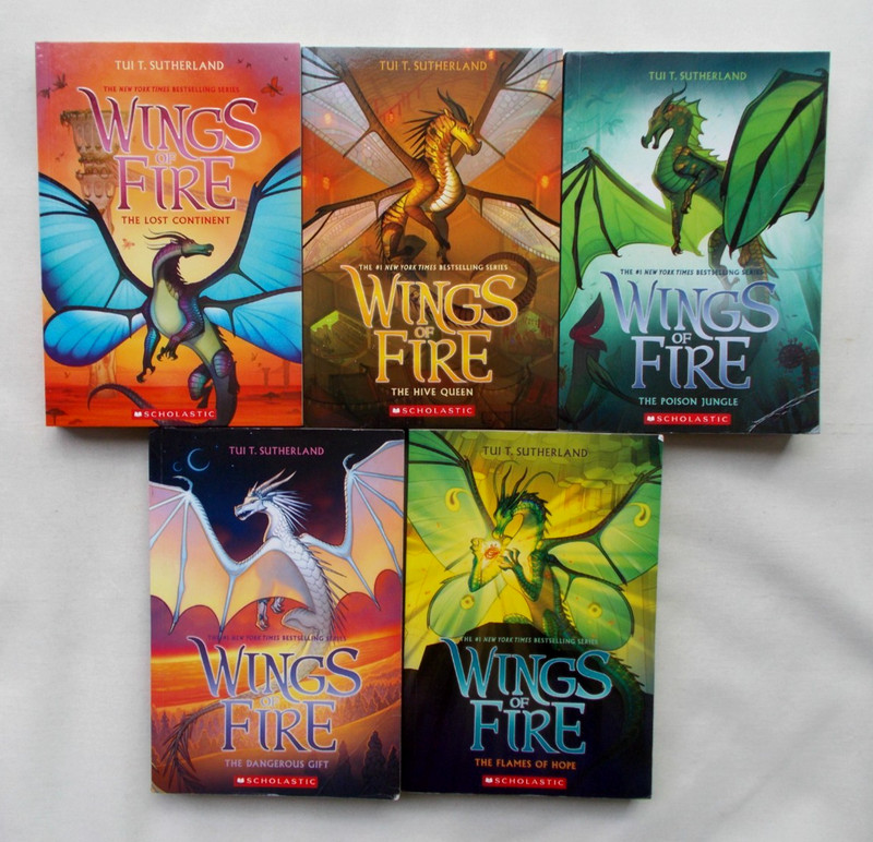 Tui T Sutherland, Wings of Fire-Lost Continent Prophecy bks 11-15 box set TPB/HC gallery