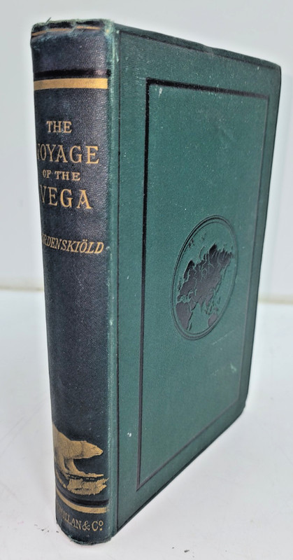 Voyage of the Vega Round Asia Europe Nordenskiold 1883 Macmillan Arctic Maps