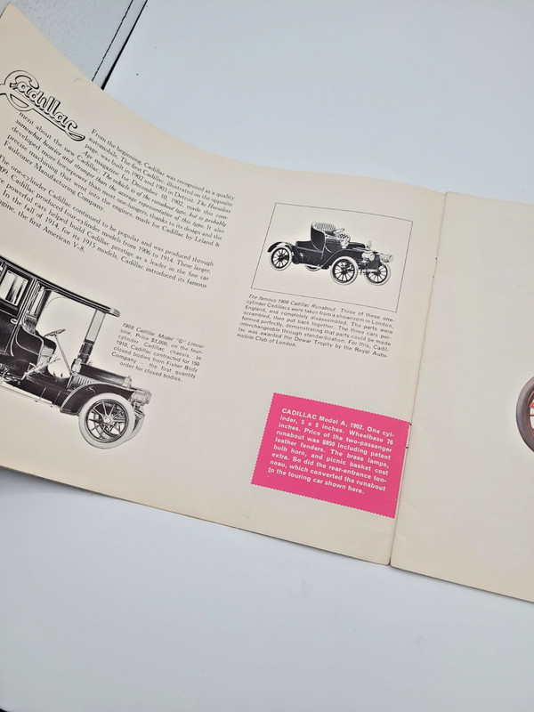 Vintage Famous GM Cars A General Motors Family Album 1962 Book Color Pictures gallery