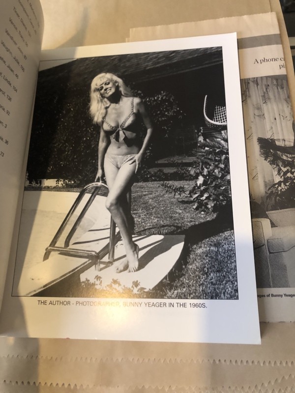 Bunny Yeager Bikini Girls of the 1960s PB and newspaper article about BY Pin up gallery