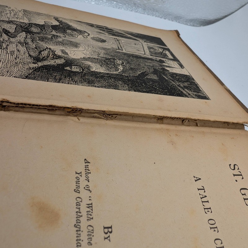 St. George for England by G. A. Henty Fabric Hardcover Cressy and Poitiers gallery