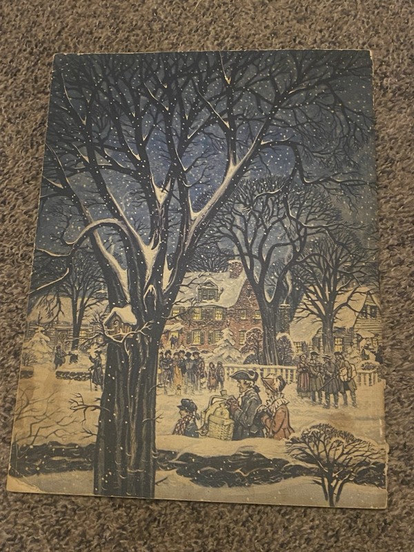 2 Vintage 1950s An American Annual Of Christmas Literature And Art Book gallery