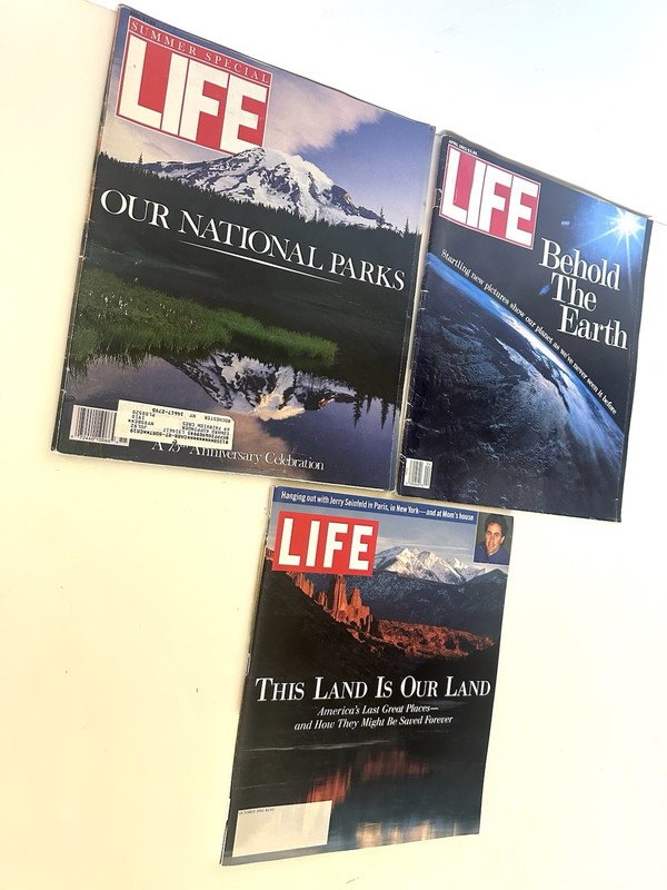 Lot Of 3 LIFE Mags Vtg 1990s Specials: This Land, Nat’l Parks, Behold the Earth gallery