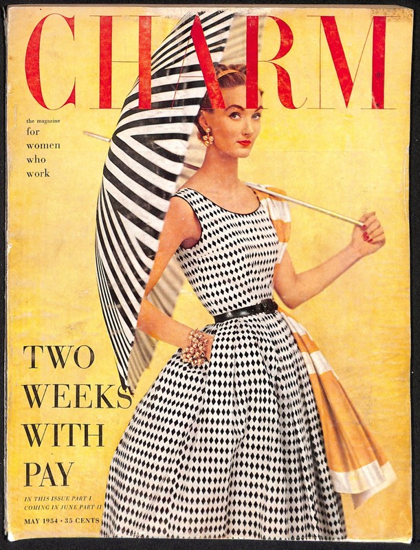 Rare Vintage Charm Magazine May 1954 | Summer Vacation Fashions – 212 pages