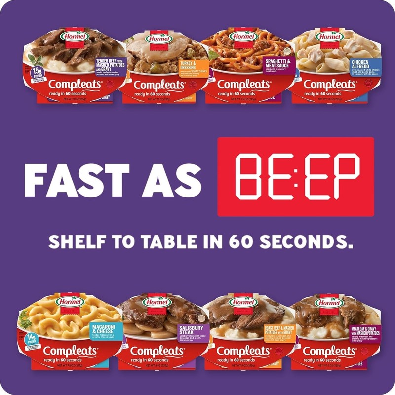 Tender Beef With Mashed Potatoes & Gravy 6-Pack | Microwave Meals Ready in 60s gallery