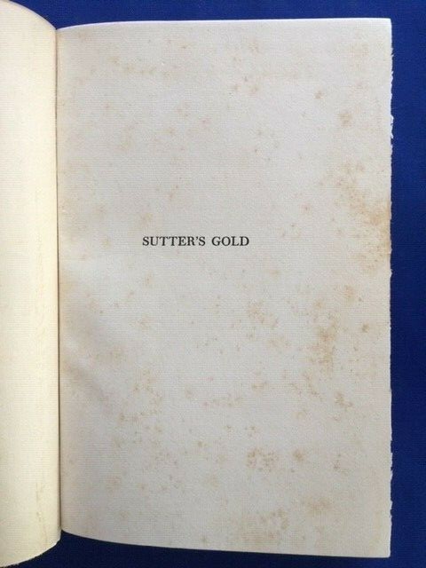 SUTTER'S GOLD - 1ST. AMERICAN ED. BY BLAISE CENDRARS gallery