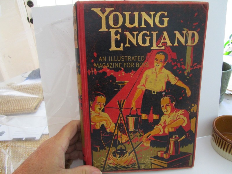 Young England 1914 Illustrated Vintage Hardback for English teens (vol # 35)