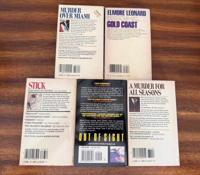Elmore Leonard lot of 5 vintage paperbacks - Stick, Split Images, etc. gallery