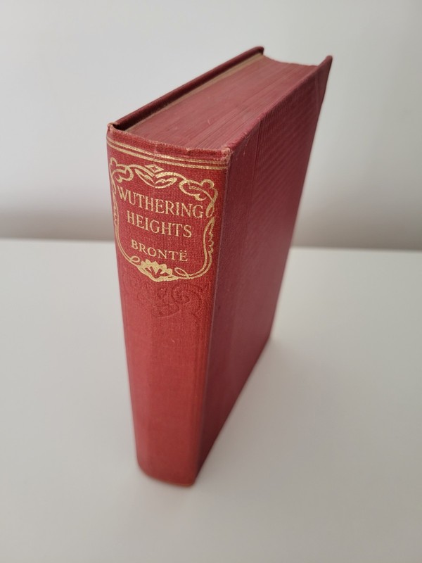 Wuthering Heights Vintage Book Red Gold Embossed Odhams Hardback (Circa. 1930’s)