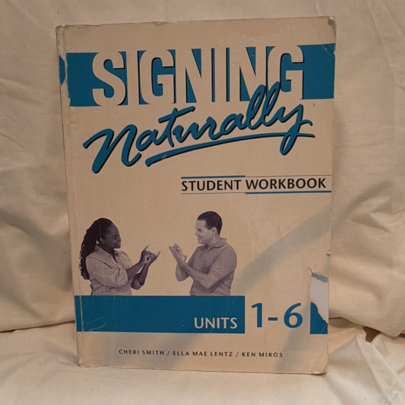 DawnSignPress Signing Naturally Student Workbook Units 1-6 DVD Paperback Smith