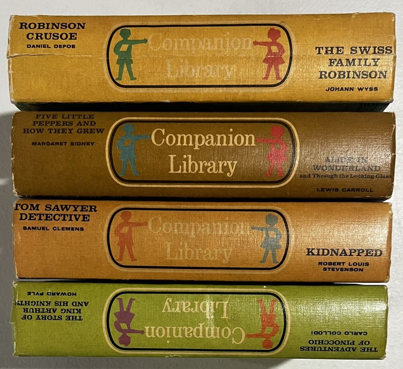 VTG Lot of 4 Companion Library 2 in 1 Hardcover Books ~ 8 Classic Stories gallery