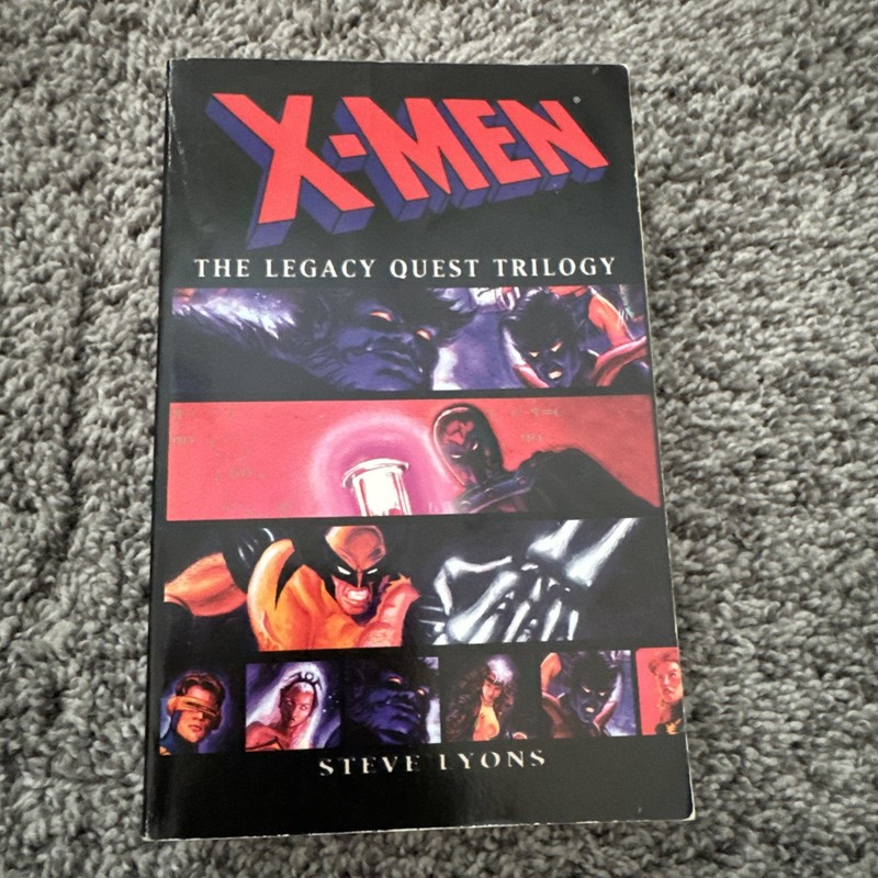 X-Men: The Legacy Quest Trilogy, 3 in 1 paperback, by Steve Lyons