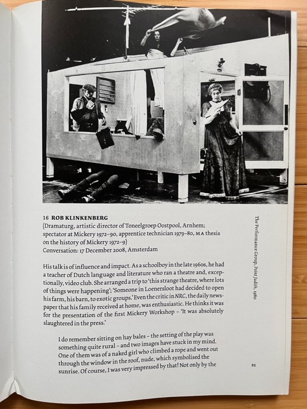 Theater History - Experimental Art Avant Garde Drama - Netherlands Mickery gallery
