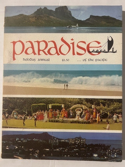 Vintage PARADISE of THE PACIFIC Magazine Holiday Annual 1960 Photography Travel gallery