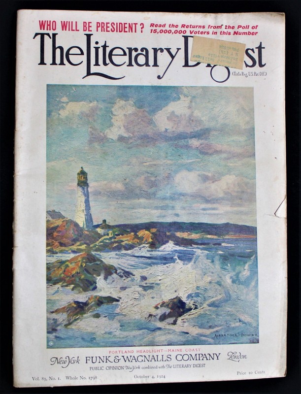 THE LITERARY DIGEST MAGAZINE 4 OCTOBER 1924 NEWS GENERAL INTEREST SCIENCE