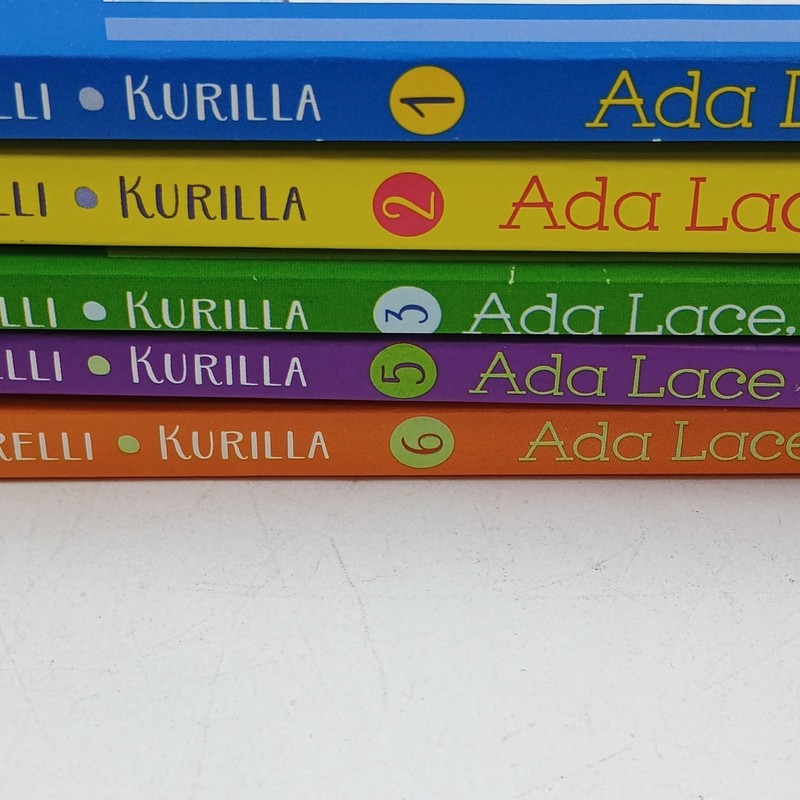 5 Books Ada Lace Adventures Series Books in Paperback 1,2,3,5 &6 Kids Books gallery