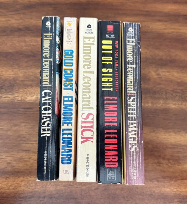 Elmore Leonard lot of 5 vintage paperbacks - Stick, Split Images, etc. gallery