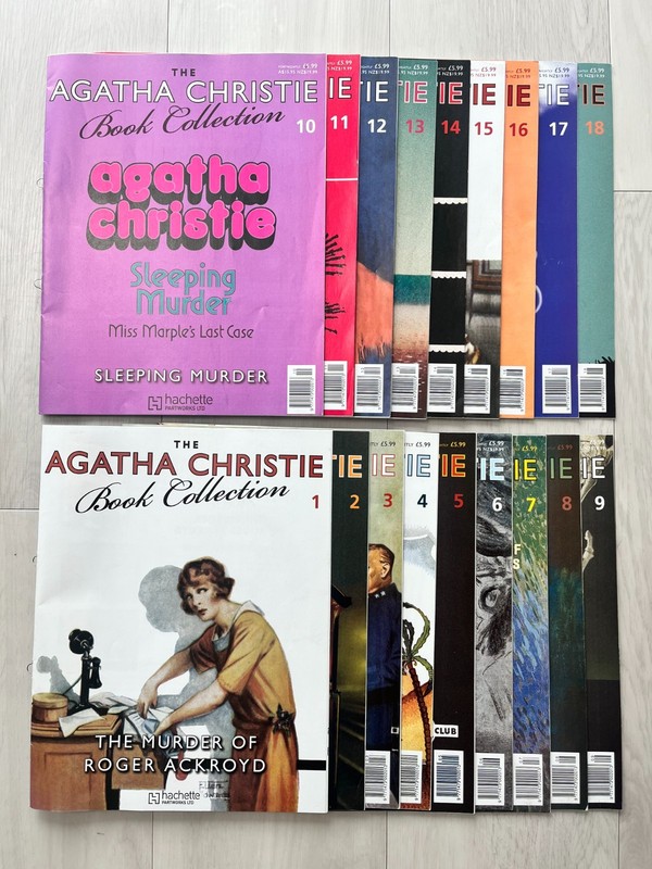 The Agatha Christie Collection 1-20 Set of Magazines Hachette Partworks