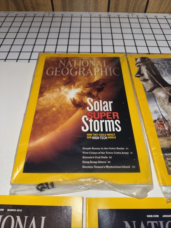 2012 National Geographic Magazines - Lot of 5 , 2 New in Plastic gallery