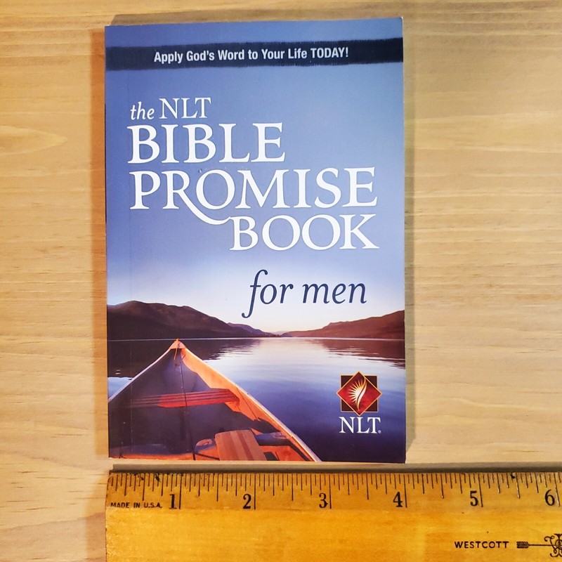 The NLT Bible Promise Book for Men Ronald Beers Tyndale House 4″x6″ Pocket Size
