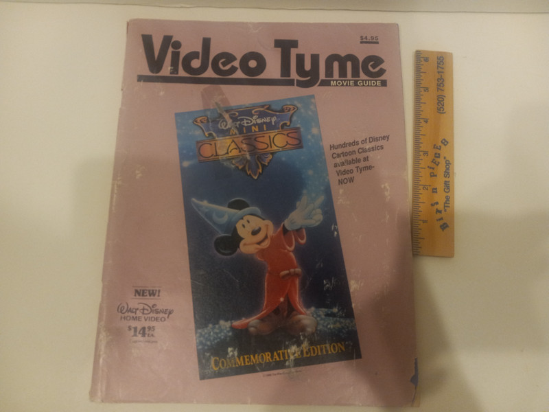RARE 1988 Video Store Movie Catalog – VIDEO TYME – 80 Pages