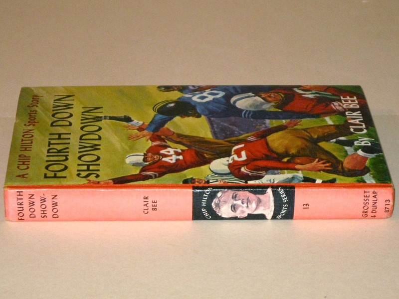 CHIP HILTON #13 Fourth Down SHOWDOWN by Clair BEE! Vintage 1966 G&D Football HC! gallery