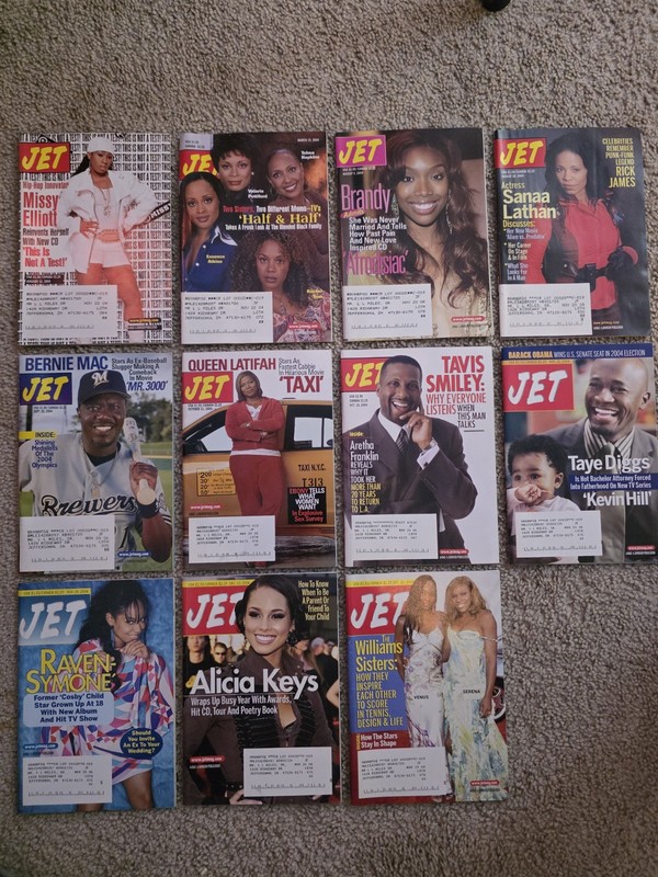 Lot 11 Vintage JET Magazines 2004 Williams Sisters Obama Missy Elliott
