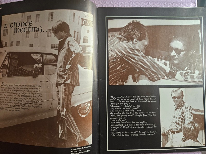 A Chance Meeting. 1970's Gay Vintage Photostory. RARE, Hard to find. gallery