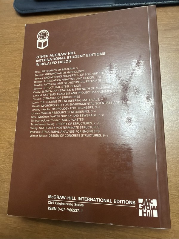 Advanced Soil Dynamics by Braja M. Das McGraw-Hill International Ed. 1983 gallery